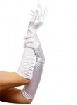 Белые элегантные перчатки