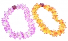 Цветное гавайское ожерелье фиолетовое