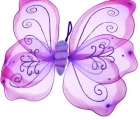 Крылья небесной бабочки фиолетовые