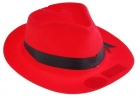 Шляпа гангстера красная