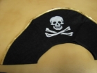 Шляпа пирата с золотой каймой
